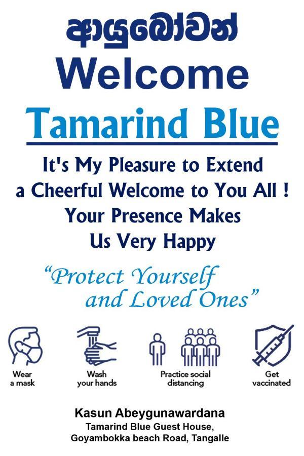 Tamarind Blue Hotel Tangalle Exterior foto